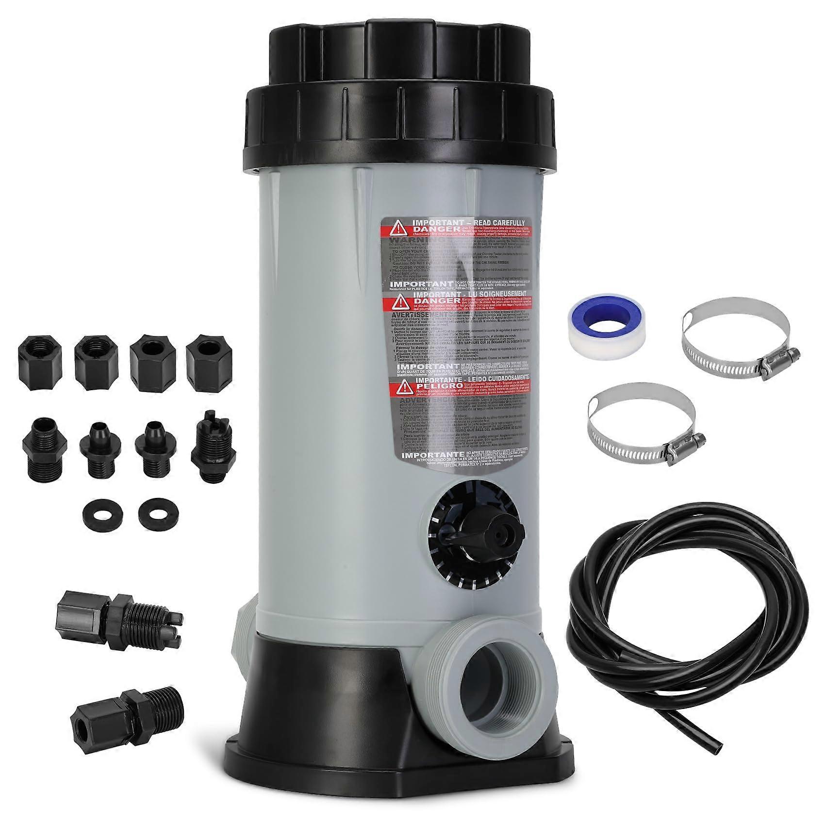 CL220 Automatic Pool Chlorinator, Inline or Offline 9lb Capacity Feeder Replacement for Hayward
