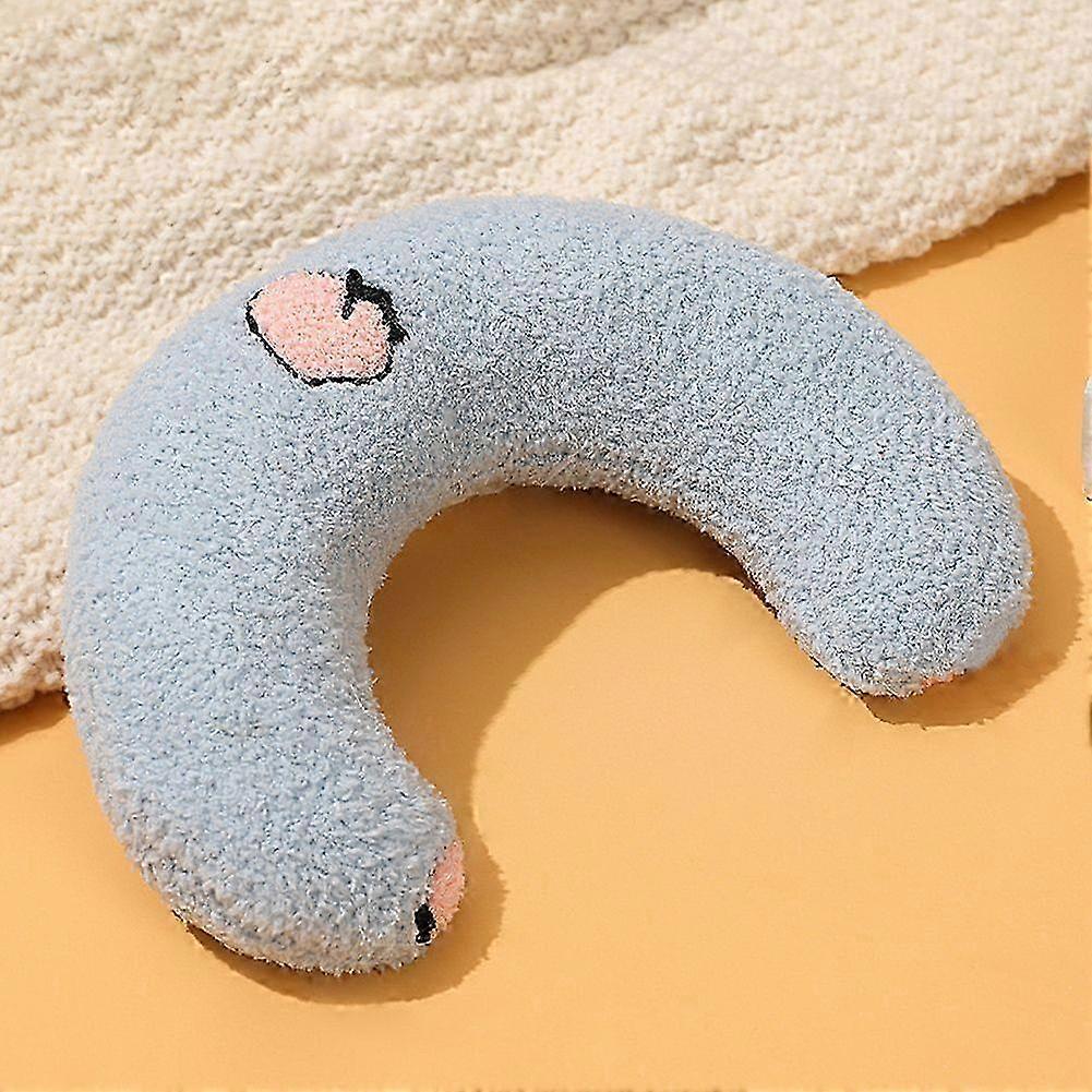 U Shaped Cat Bed Fluffy Cervical Support