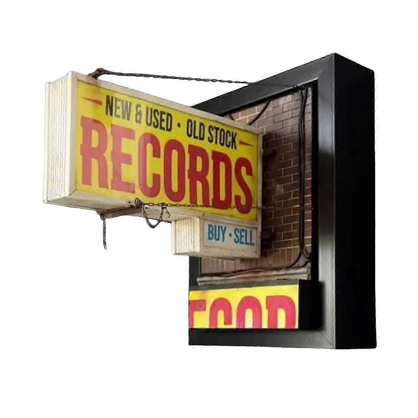 Vinyl Record Wall Light Nostalgic