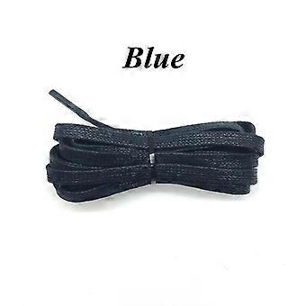 1 Pair New Leather Waterproof Casual Shoe Laces Unisex Waxed Flat Shoelaces for Boots Adjustable Length 60CM To 180CM