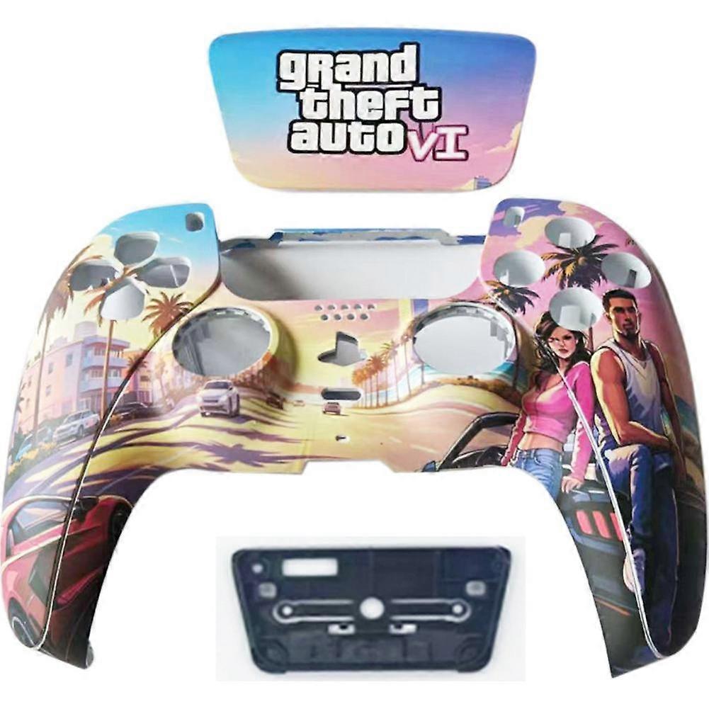 Creative Pattern PS5 Controller Replacement Shell ABS Custom Design Game Controller Cover for PS5 Accessories