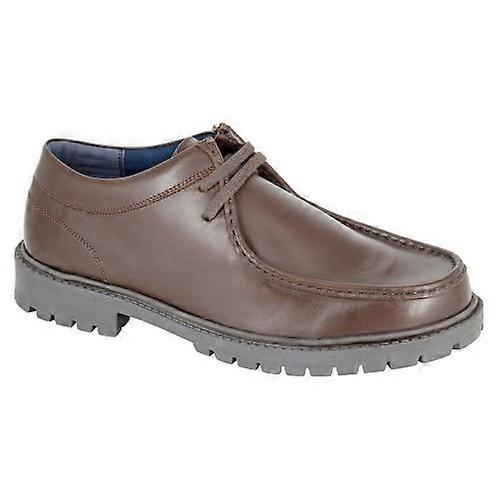 Roamers Mens Buff Leather Shoes