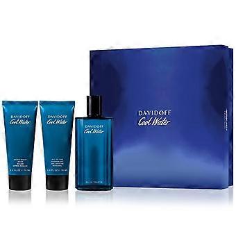 Giftset Davidoff Cool Water Edt 125ml + After Shave Balm 75ml + Shower Gel 75ml
