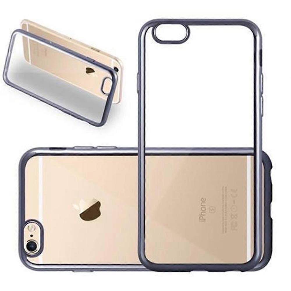 Protective case compatible with iPhone 6 / 6S - Chrome look