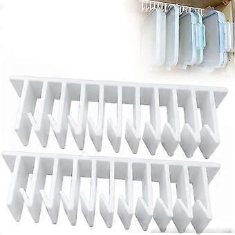 Organizador colgante para tapas, modelo LidLoft, con 10 compartimentos. Ideal para organizar tapas de recipientes de alimentos dentro de armarios, manteniéndolas en posición vertical y separadas.