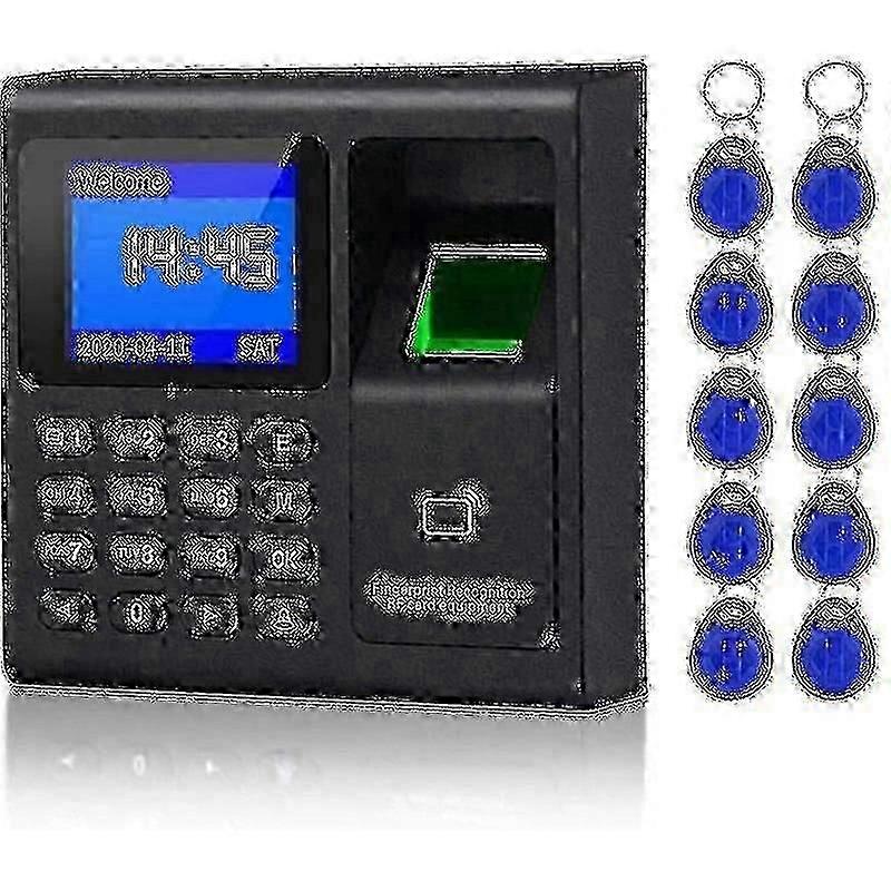 Electronic Time Clock Attendance System with Biometric RFID and Access Control-SSZFV