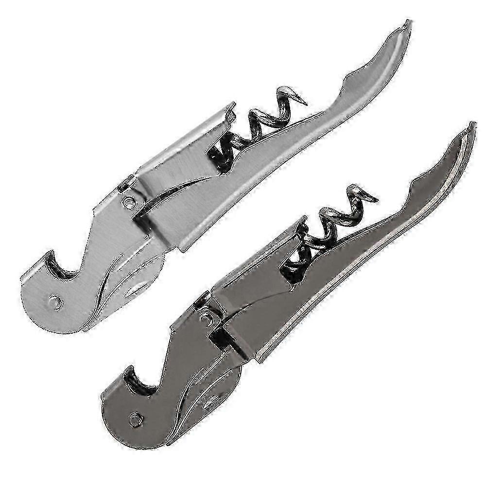 Double-Hinged Stainless Corkscrew