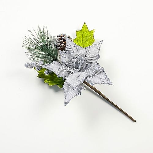 2 Pcs Christmas Tree Pine Needles Pine Cones Decorative Items