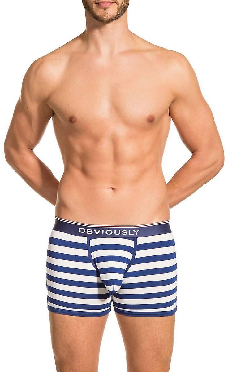 Obviously PrimeMan AnatoMAX Boxer Brief 3inch Leg - Navy/White