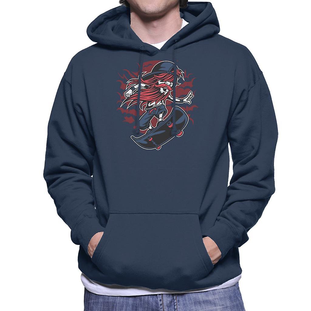 Skater bebaarde mannen Hooded Sweatshirt
