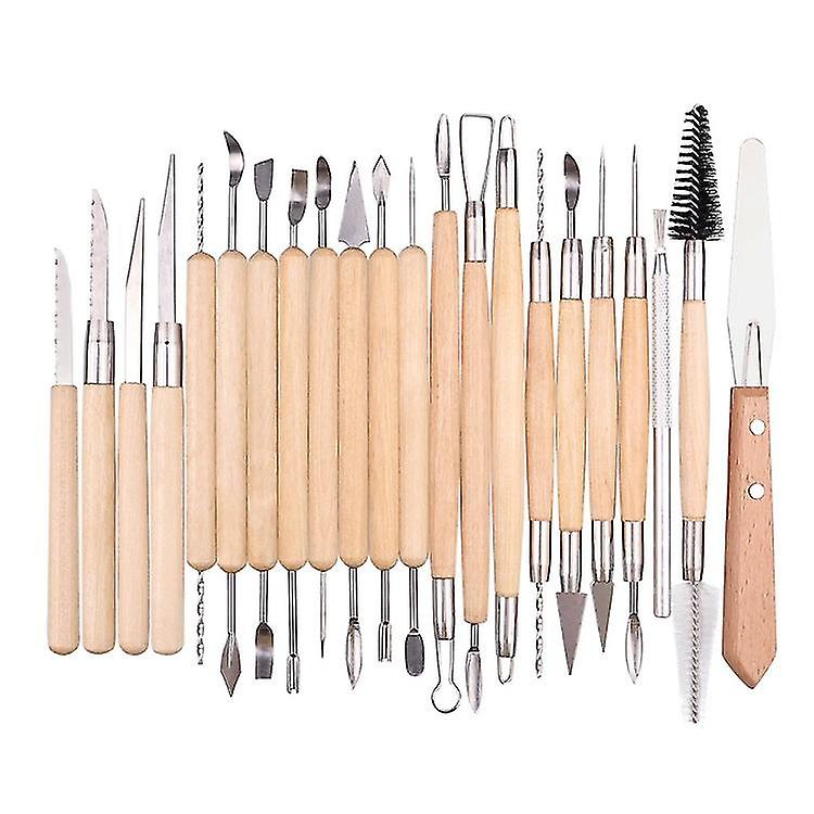 22 Pcs Diy Polymer Clay Carving Tool Polymer Clay Tools Modeling Tools