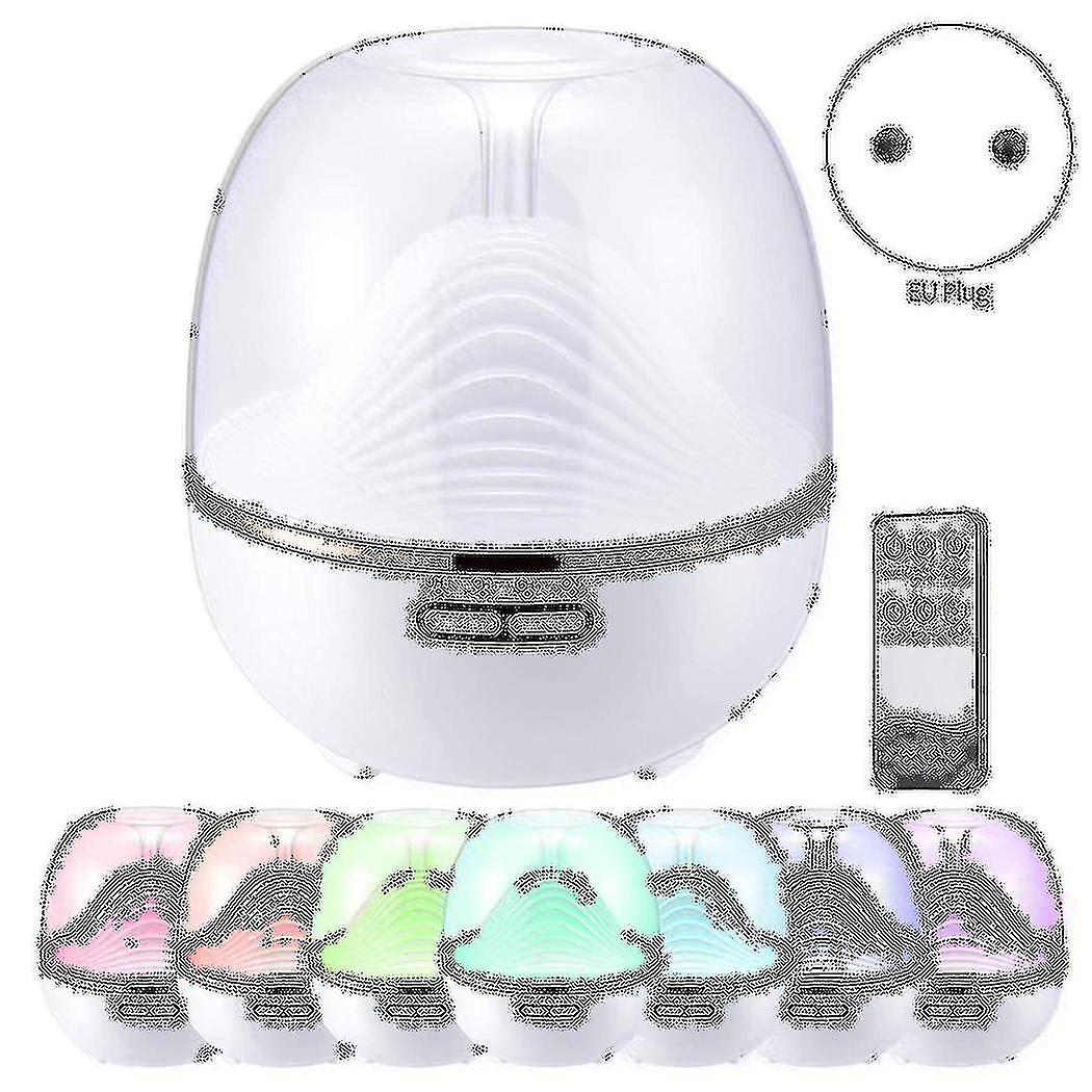 Aromatherapy Diffusers With 7 Colourful Led Lights,green,eu Plug