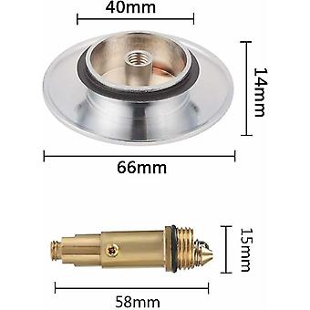 ECSiNG 2pcs Bathroom Sink Drain Plug Stopper 70mm Basin Pop Up Click Clack Plug With Brass Slotted Bolt Spring For 38mm Sink Diameter Bath Vanity Sink Bathtub Kitchen Price In Egypt - Foto 11