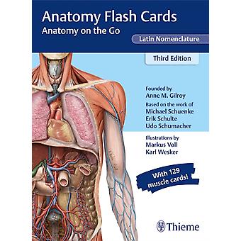 Anatomy Flash Cards Latin Nomenclature - Anne M Gilroy