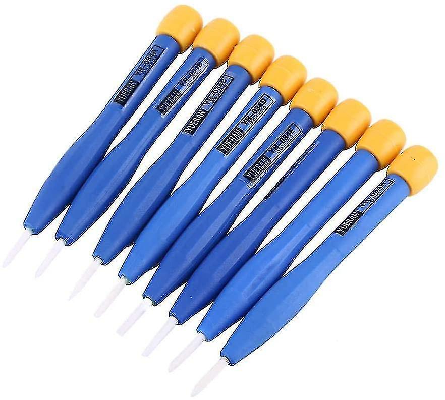 -8pcs Adjust Frequency Screwdriver, Anti-static Plastic Ceramic Screwdriver For High Frequency Circu