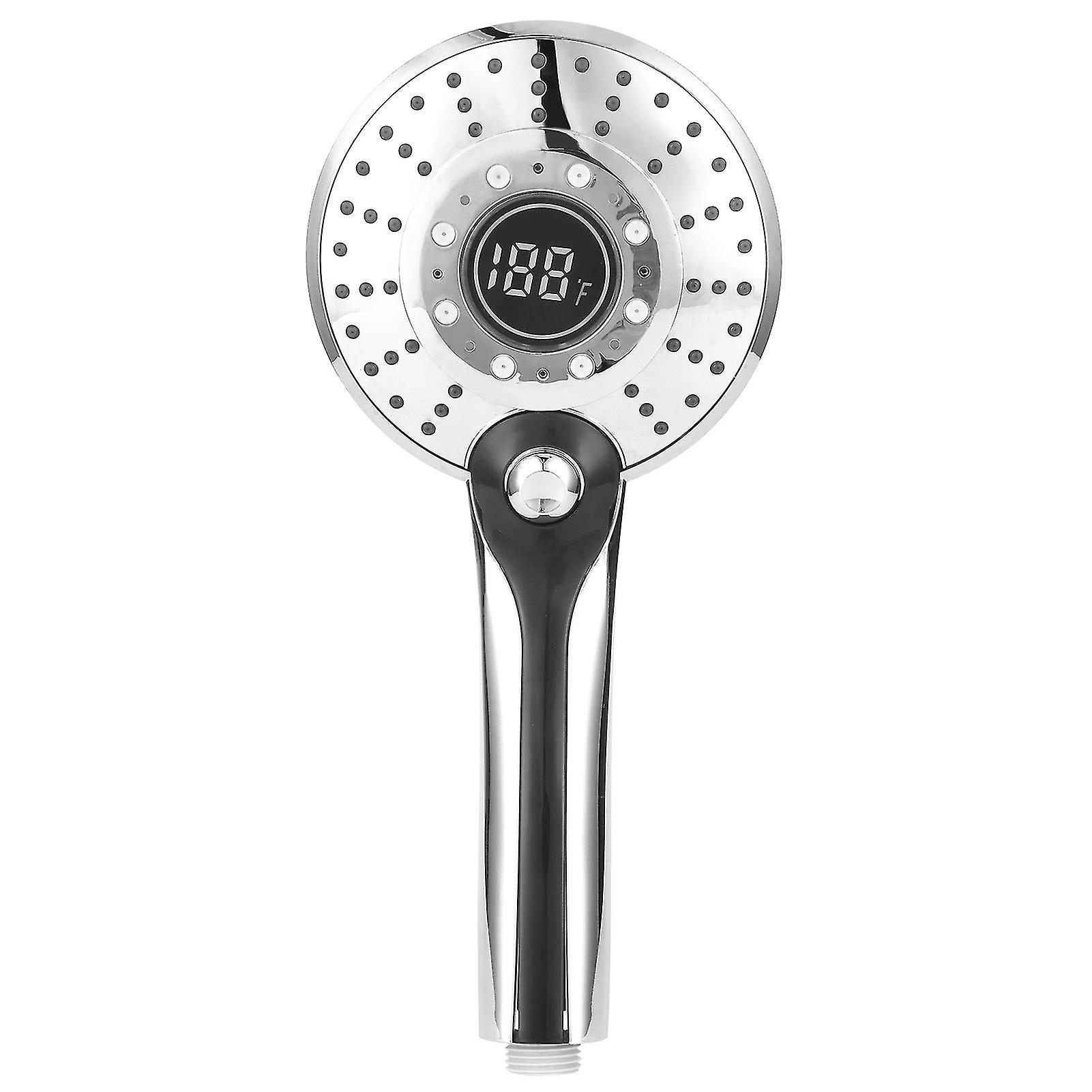 G1/2 Shower Head With 3color Led Light Handheld Shower Sprayer Bathroom Accessory