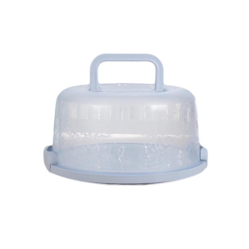 Portable Round Birthday Cake Dessert Fruit Storage Carrier Box Container Case