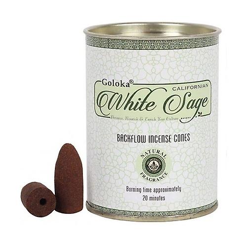 White Sage Backflow Incense Cones 24 units