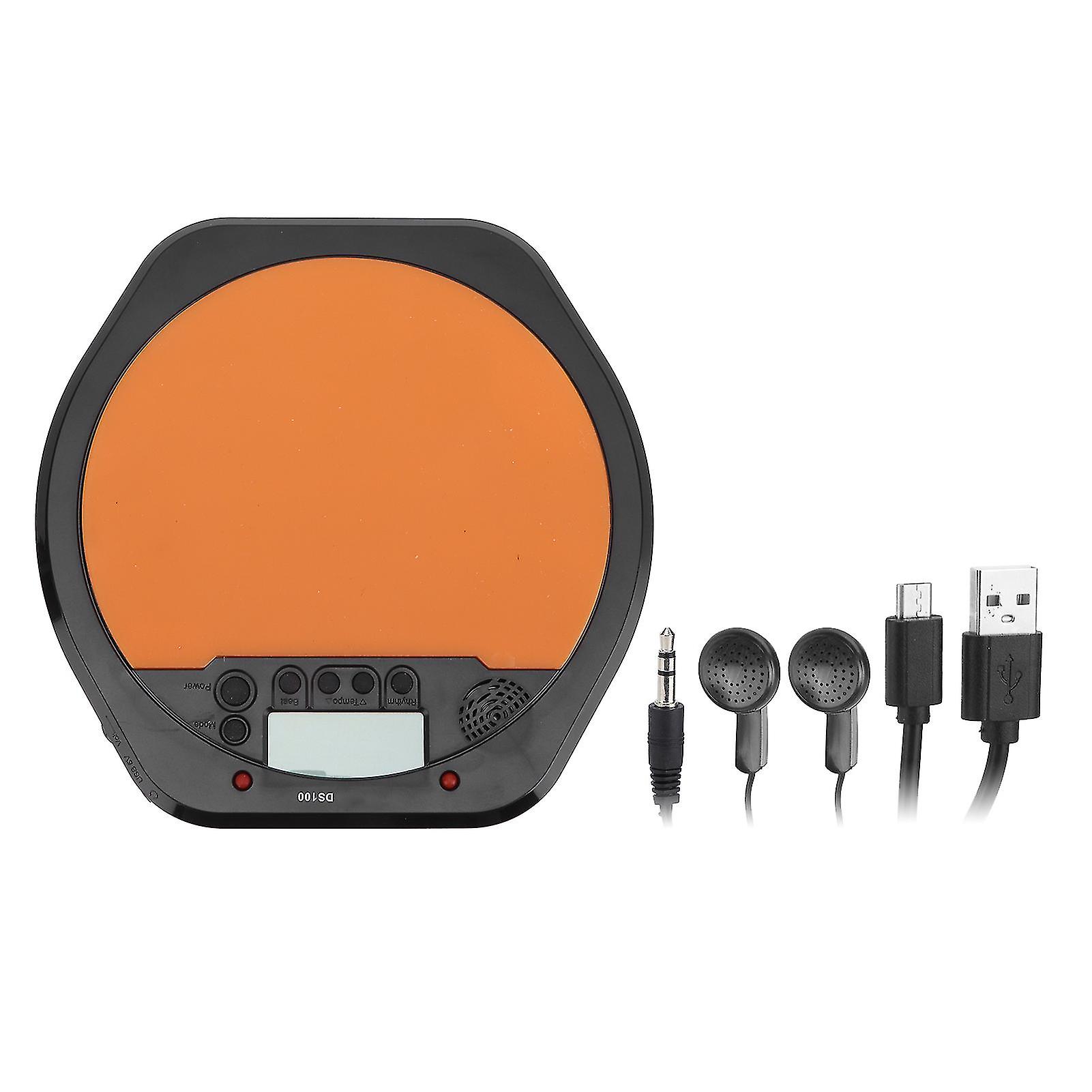 Drum Metronome Practice Pad Simulation Digital LCD Display Electronic for Drummer's Training