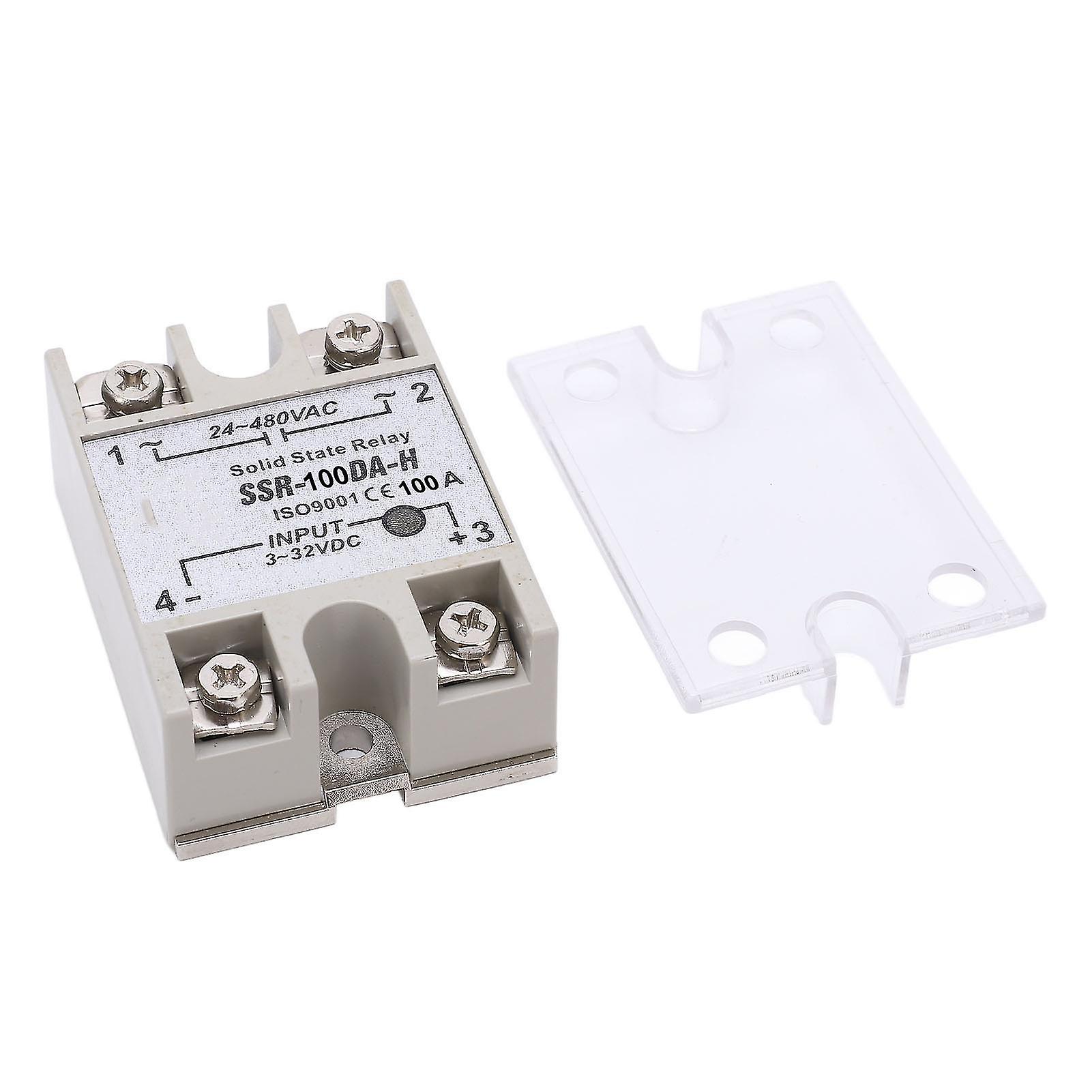 100A Single Phase SSR Voltage Control Module, 3-32VDC Input to 24-480VAC Output