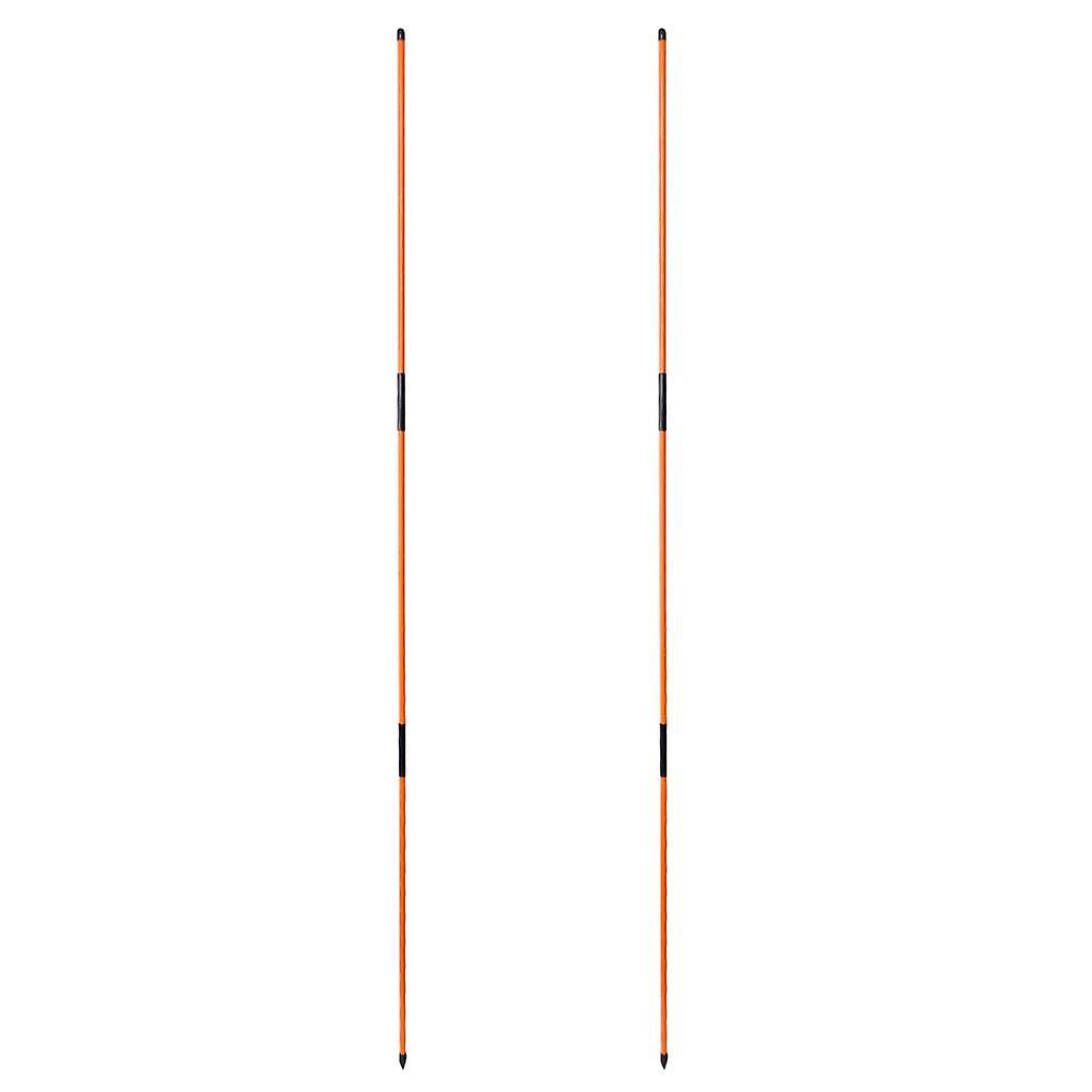 2 Pack Portable Golf Putting Alignment Stick Direction Rod Ball Striking Aid