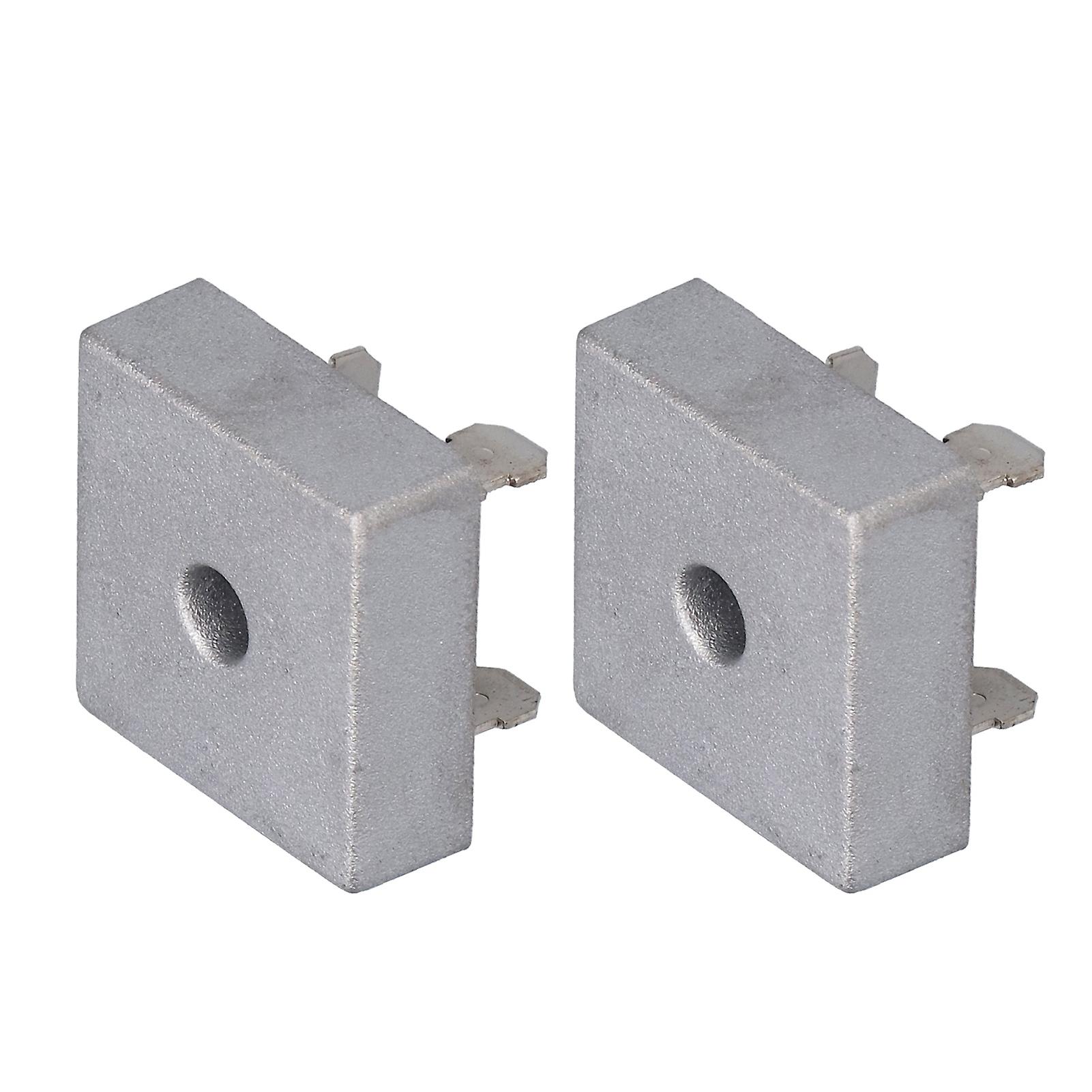 2Pcs KBPC3510 Bridge Rectifier Diode, Aluminum, High Temp 265℃