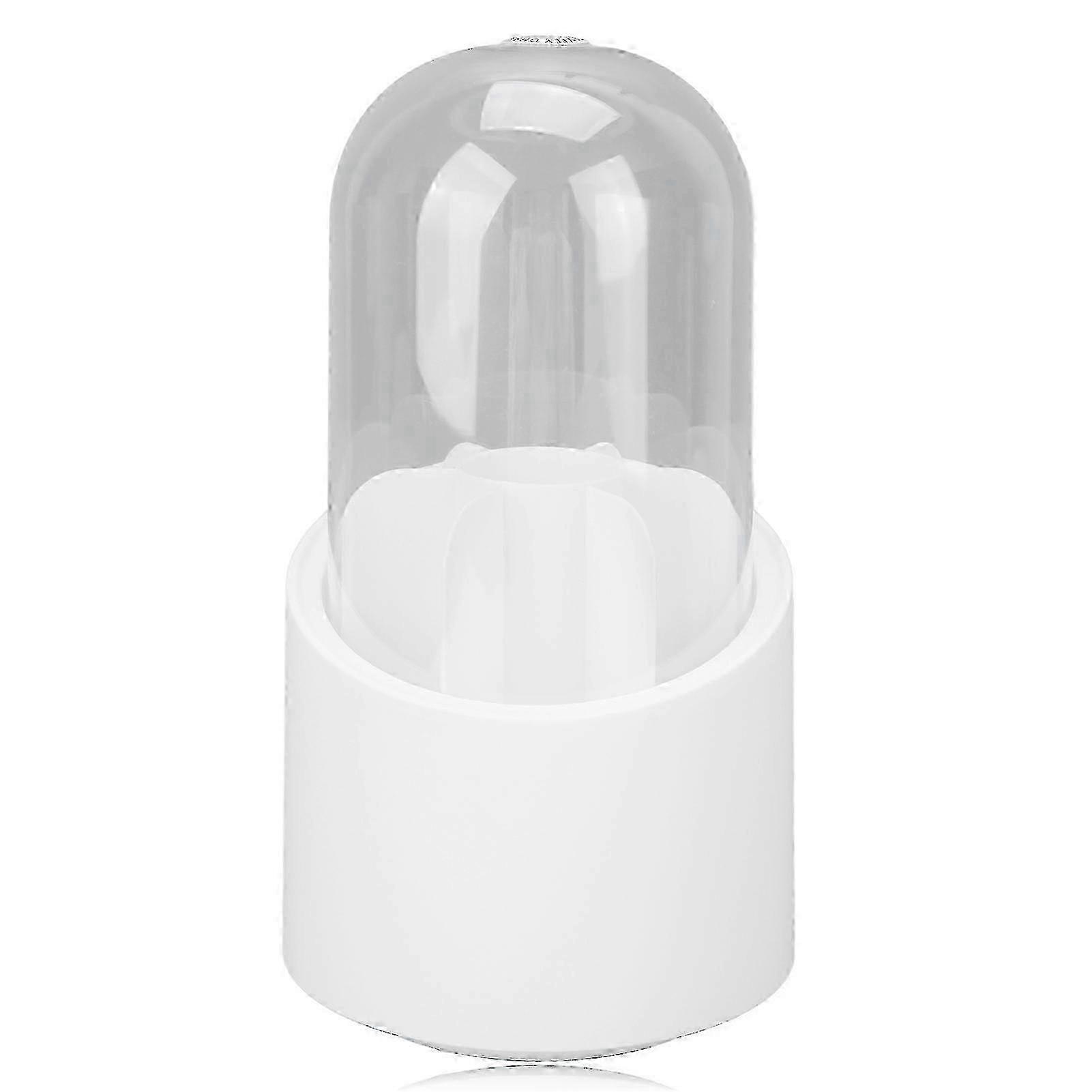 Makeup Brush Holder 360 Degree Rotatable Large Capacity Dustproof Cosmetics Brush Storage