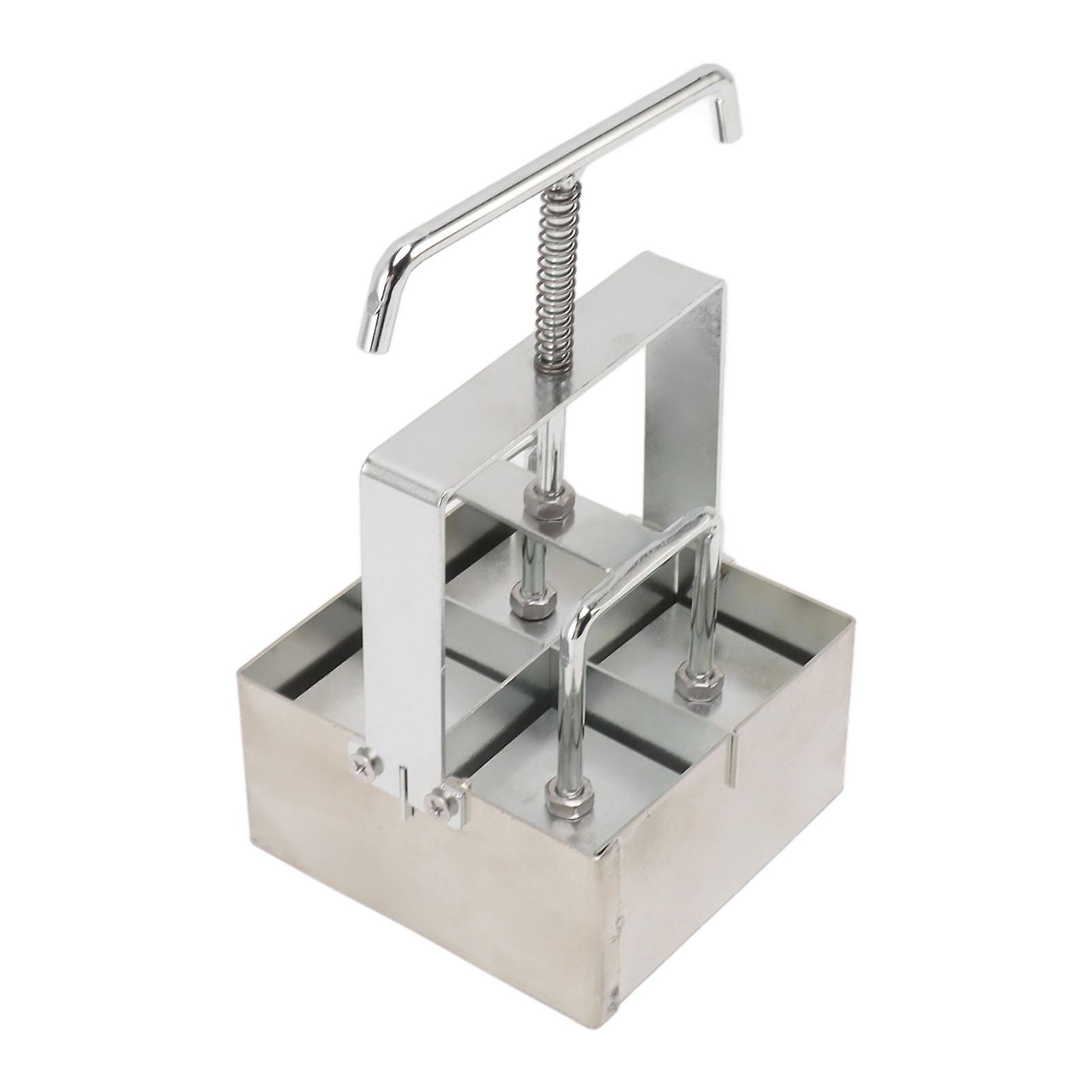 2 Inch Soil Block Maker Manual Soil Blocker Seed Block Maker with Handle for Seedlings Garden Tools