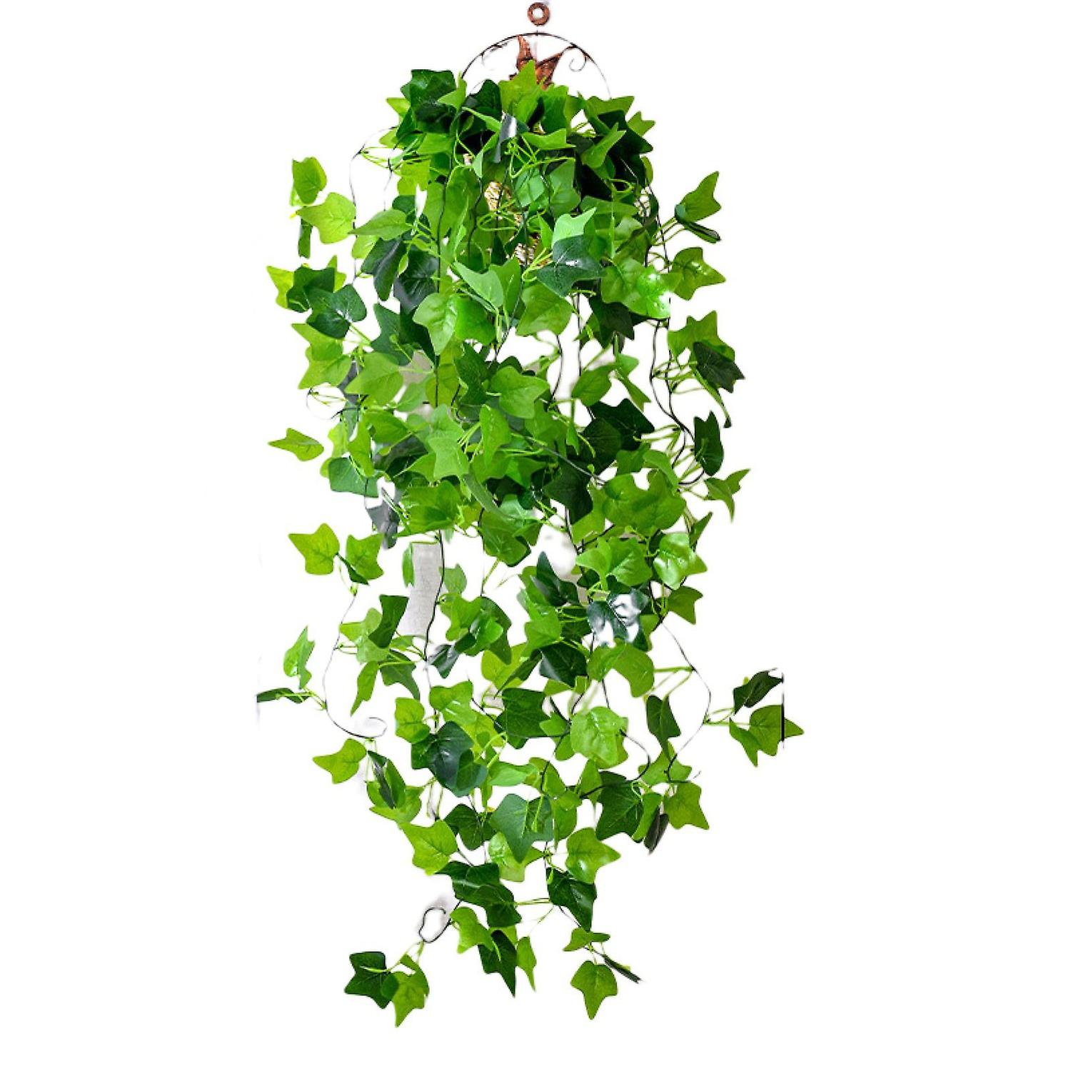 1 Bouquet Artificial Plant Realistic Looking Easy to Maintain 5 Fork Simulation Green Scindapsus Cir