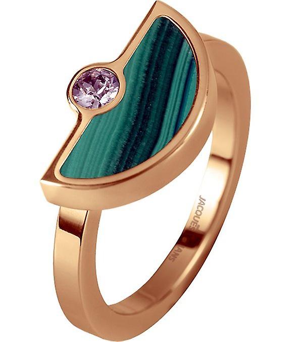 Jacques Lemans - Ring with malachite - S-R67F54 - Ring width: 54