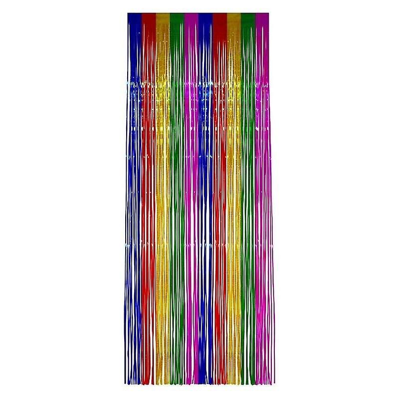 Shimmer Curtain Rainbow 72038