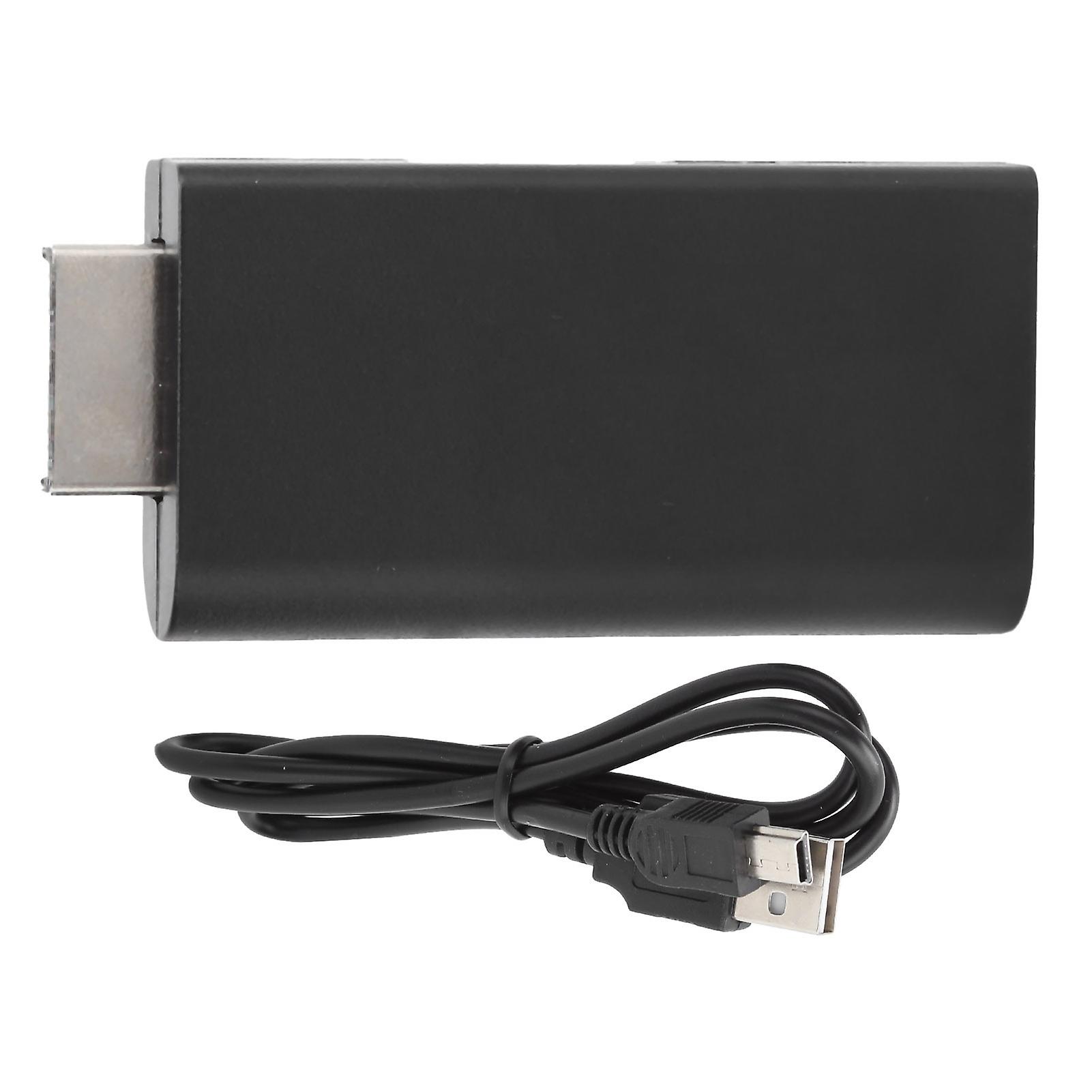 for PS2 to HD Multimedia Interface Adapter Converter with 3.5mm o Interface ConnectorBlack