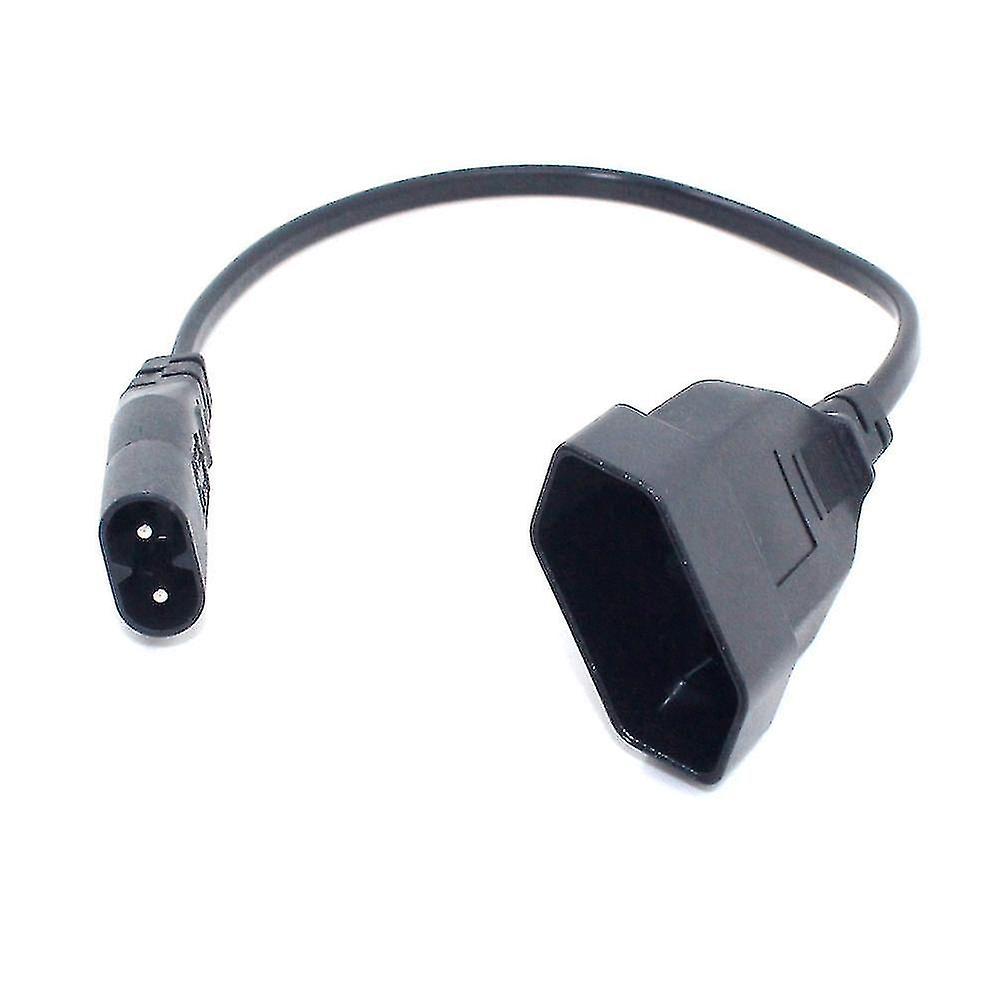 ヨーロッパへのC8男性Schoko Cee7/16のPDUのための出口のメスのソケットの電源延長ケーブル35cm -wf