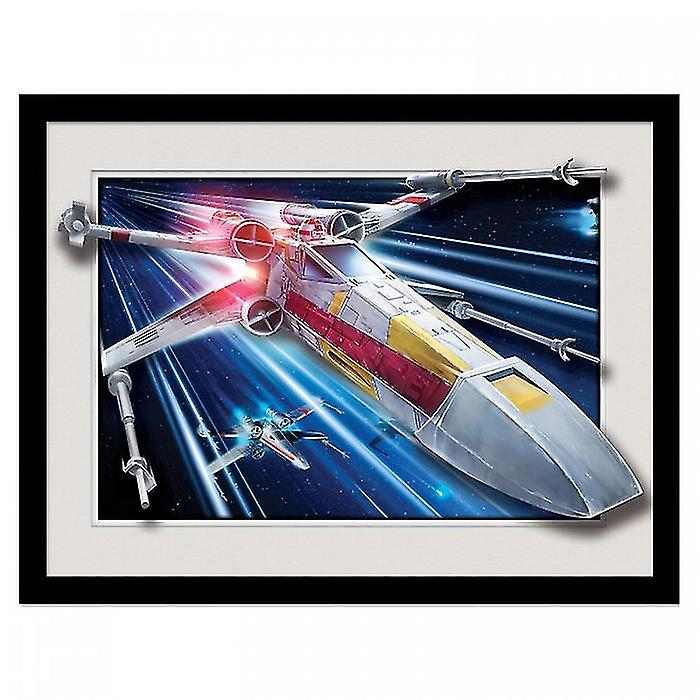 Star Wars Breakout X-Wing Framed Poster