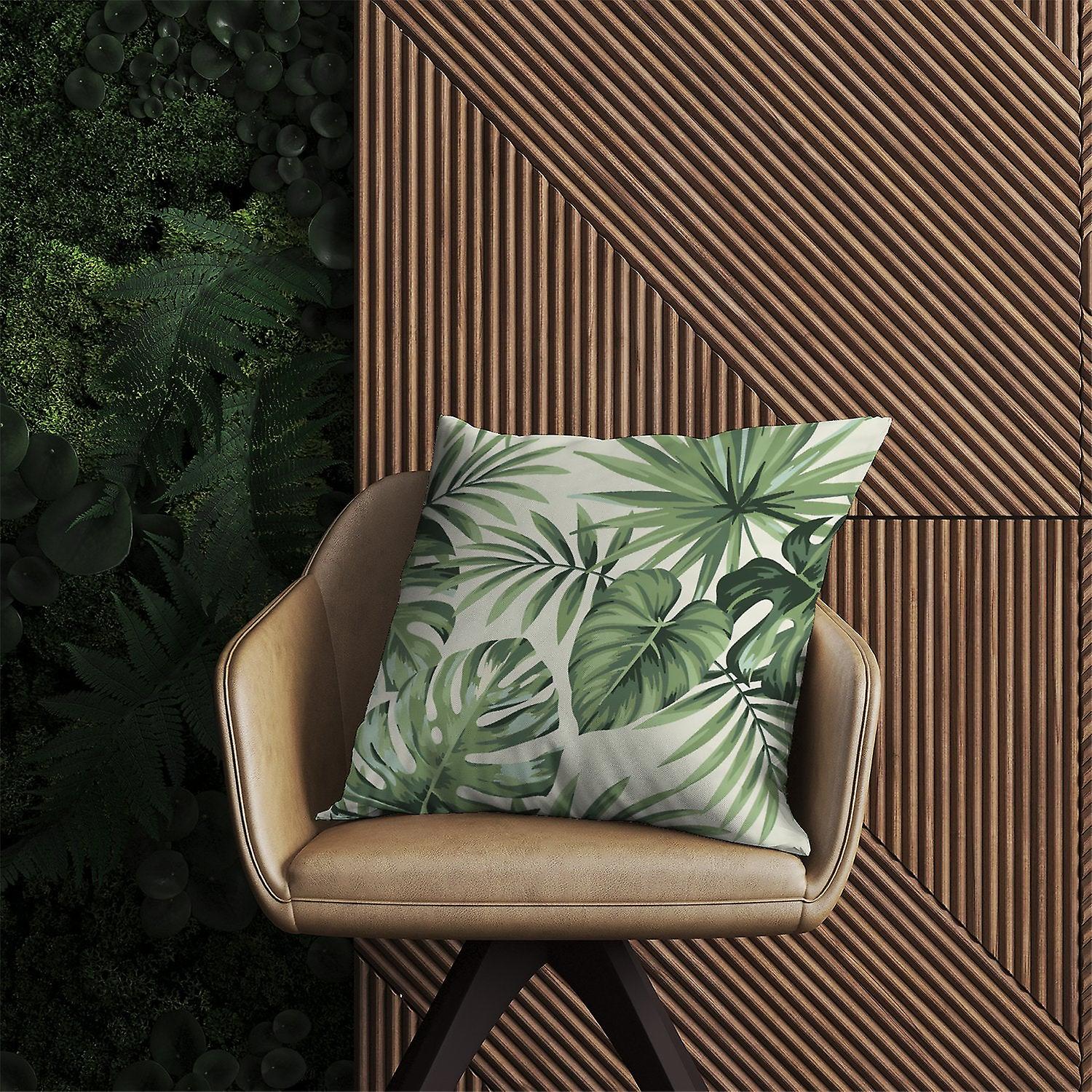 Exotic Palm Leaves Outdoor Cushion