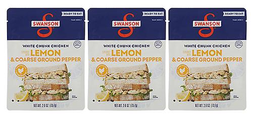 Swanson White Chunk Chicken Lemon & Coarse Ground Pepper 3 Pack