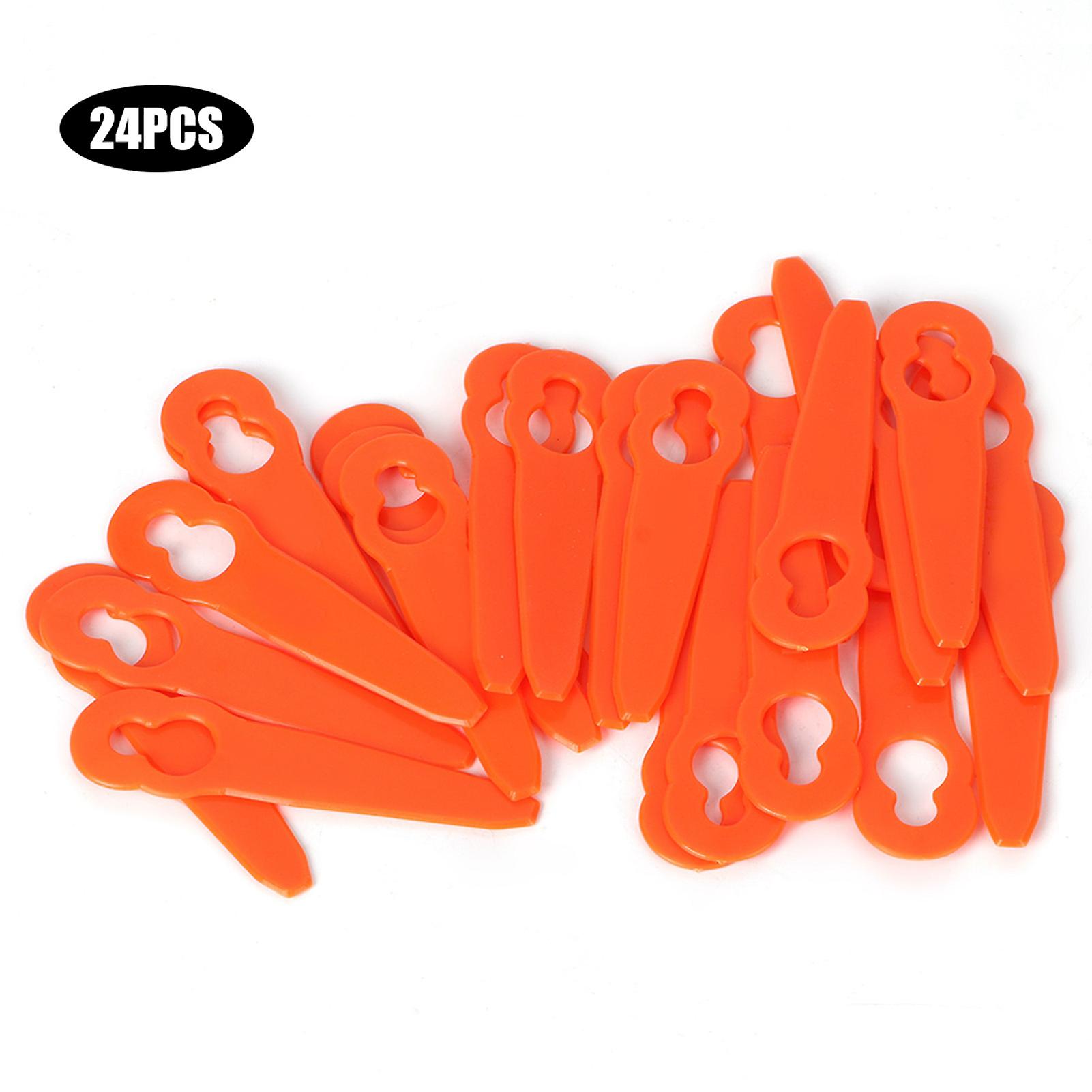 Lot de 24 lames de rechange en plastique pour tondeuse à gazon Stihl Polycut 2-2