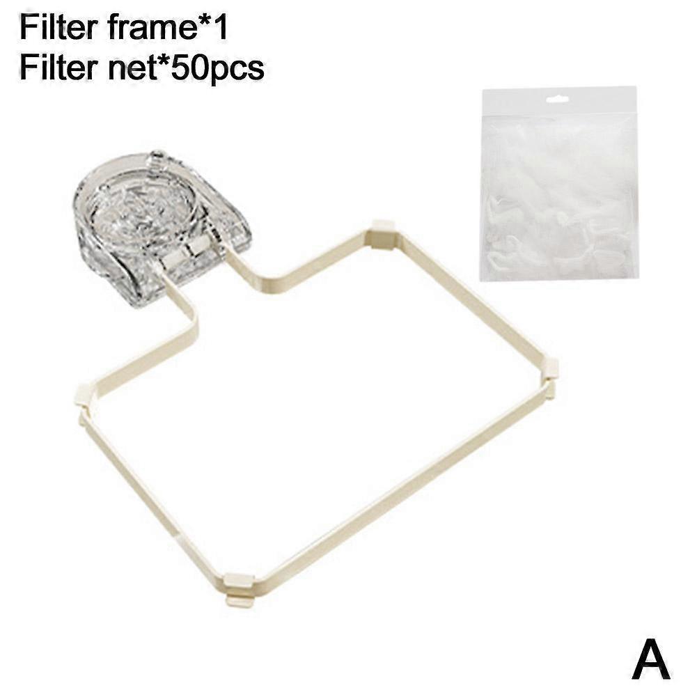 Kitchen disposable filter drain rack sink rack
