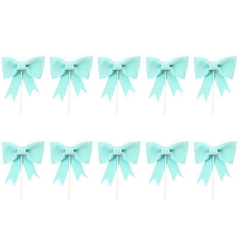 10pcs cake decorations , Bow Cake Topper