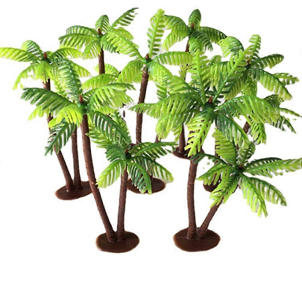 10pcs Mini Coconut Tree Model