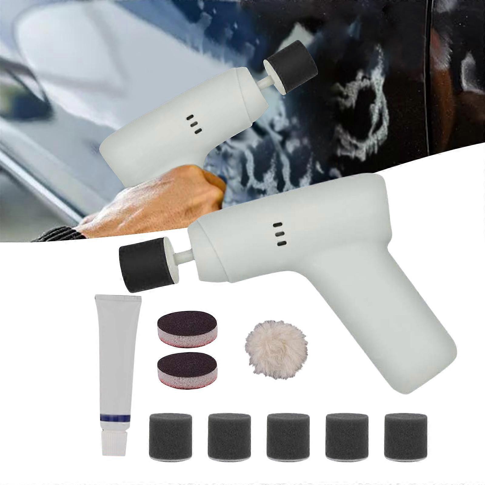 2 Variable Speeds Car Polisher Buffer for Car Detailing white