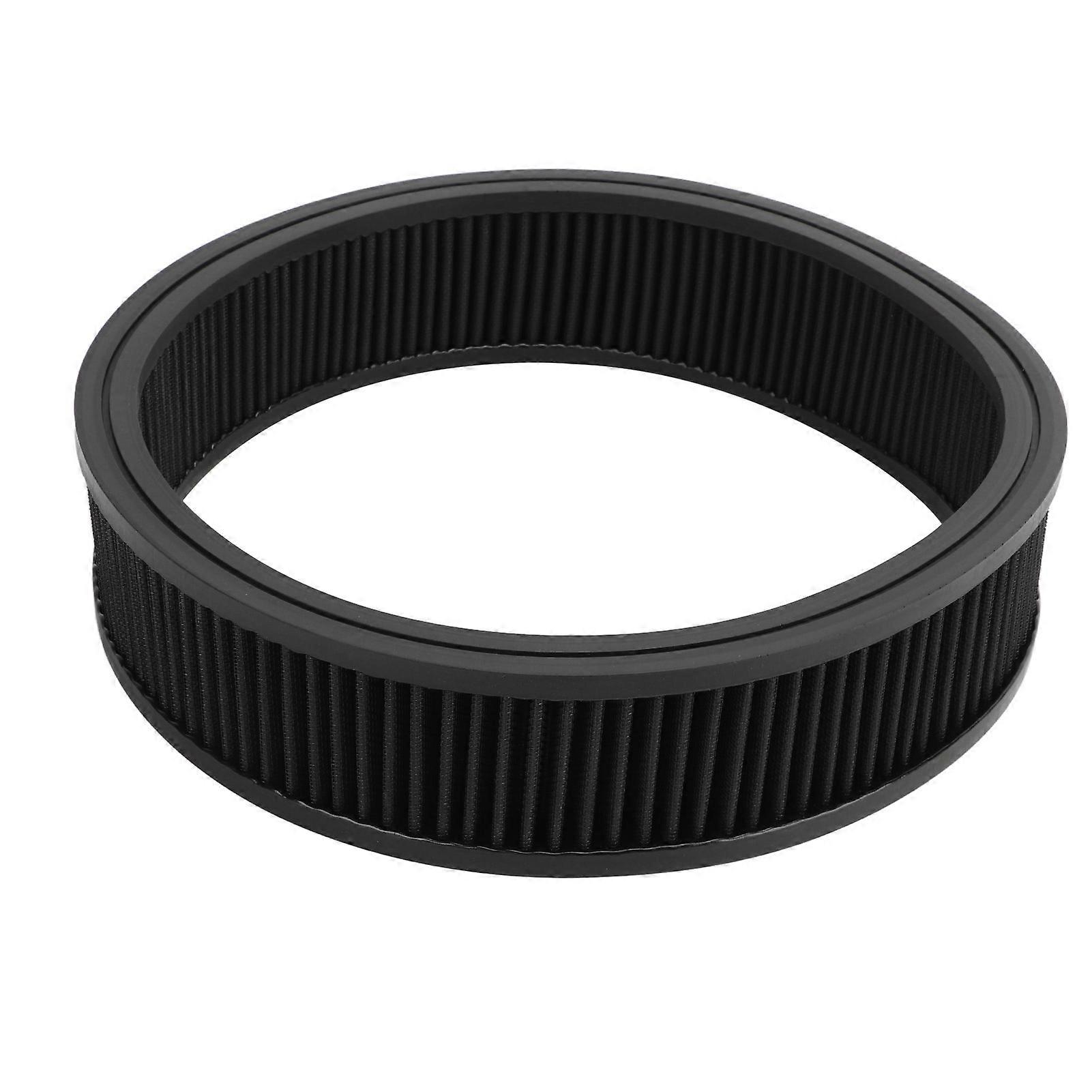 Air Filter Element Round High Flow Reusable Washable Air Cleaner Element Replacement For Ford Black