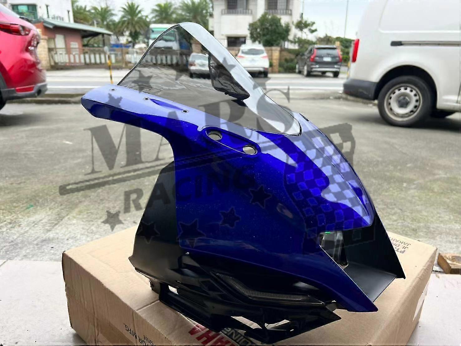 Windabweiser Sonnenblende Windschutzscheibe Für YZF R125 2023-2025 - Motorrad Frontscheibe Schwarz YZF R125 Windschutz 2023-2025