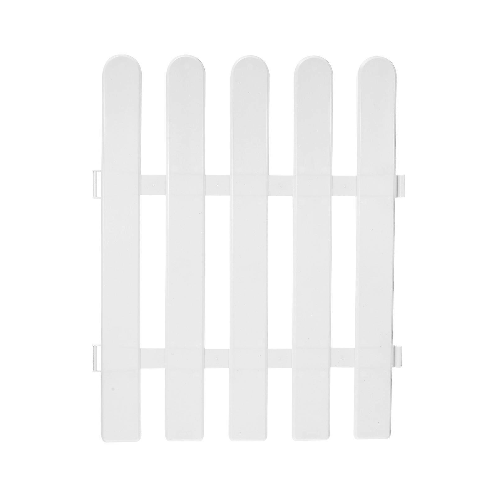 1 PC Dekorative Plast Picket Gjerde Display Gjerde Hage Gjerde Path Gjerde