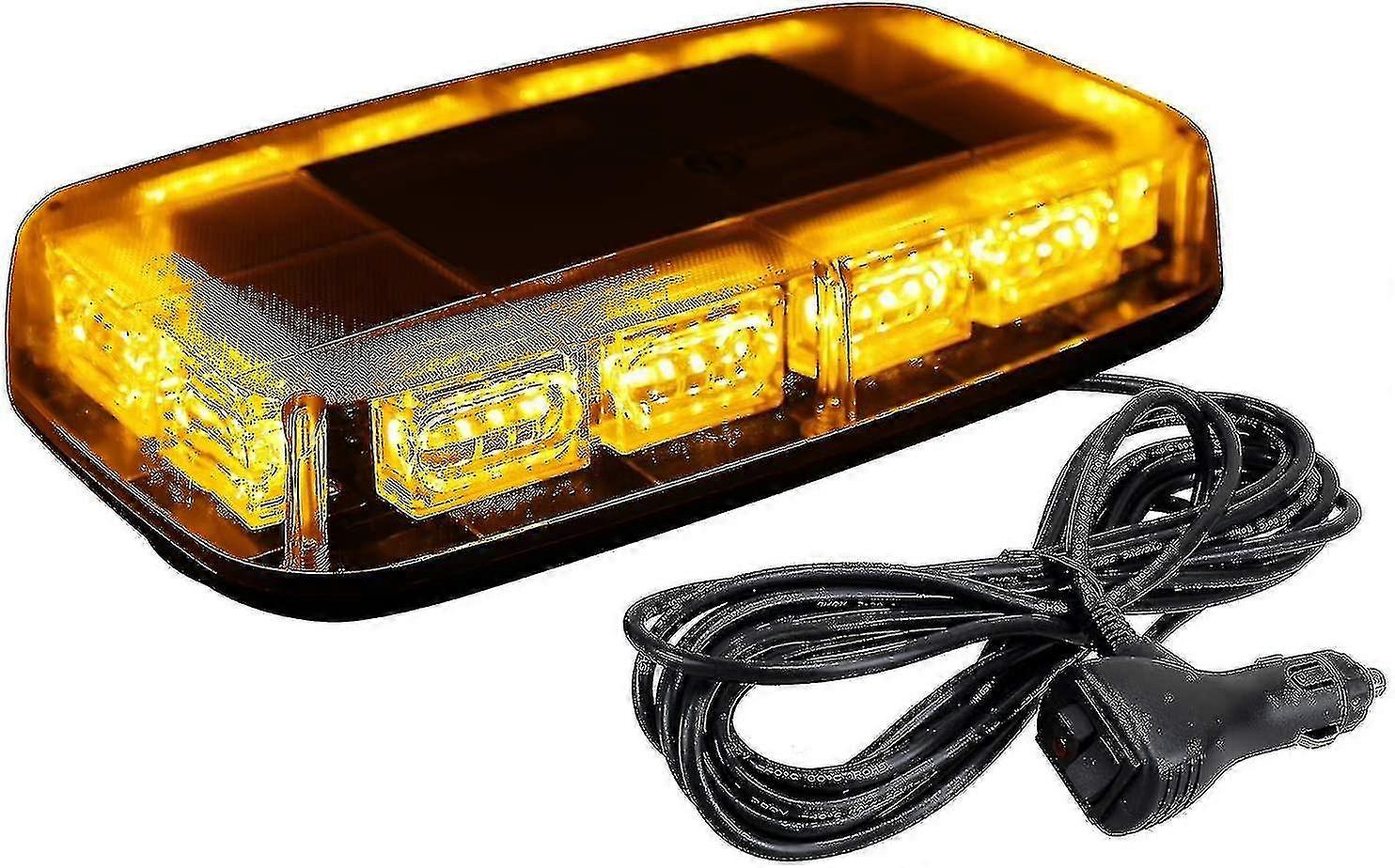 36led Roof Top Strobe Lights, High Visibility Emergency Safety Warning Led Mini Strobe Light Bar With Magnetic Base