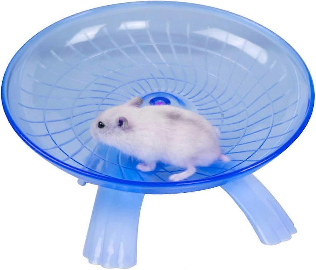 Hamster Flying Saucer Silent Running Exercise Wheel for Gerbil Rat Mouse Hedgehog Small Animals