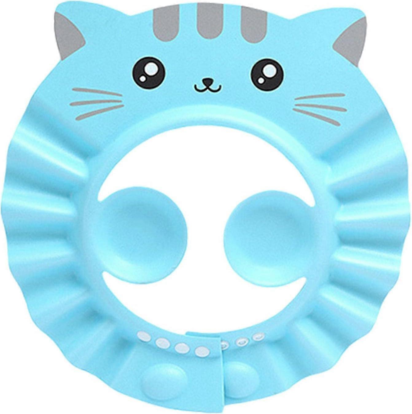 Baby Shower Cap Bathing Cap: Soft Adjustable Visor Hat Safe Shampoo Shower Bathing Protection Bath