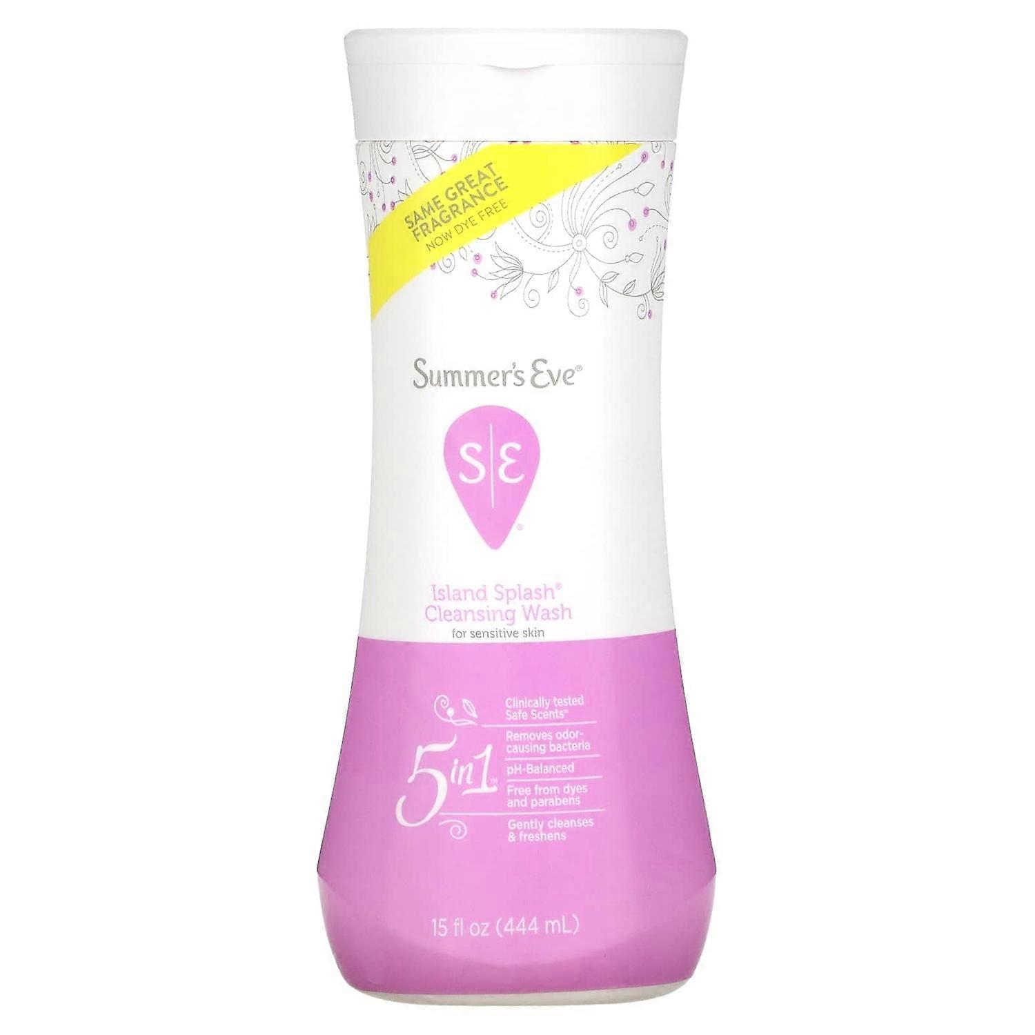 Summer's Eve, 5 in 1 Cleansing Wash, Island Splash, 15 fl oz (444 ml)