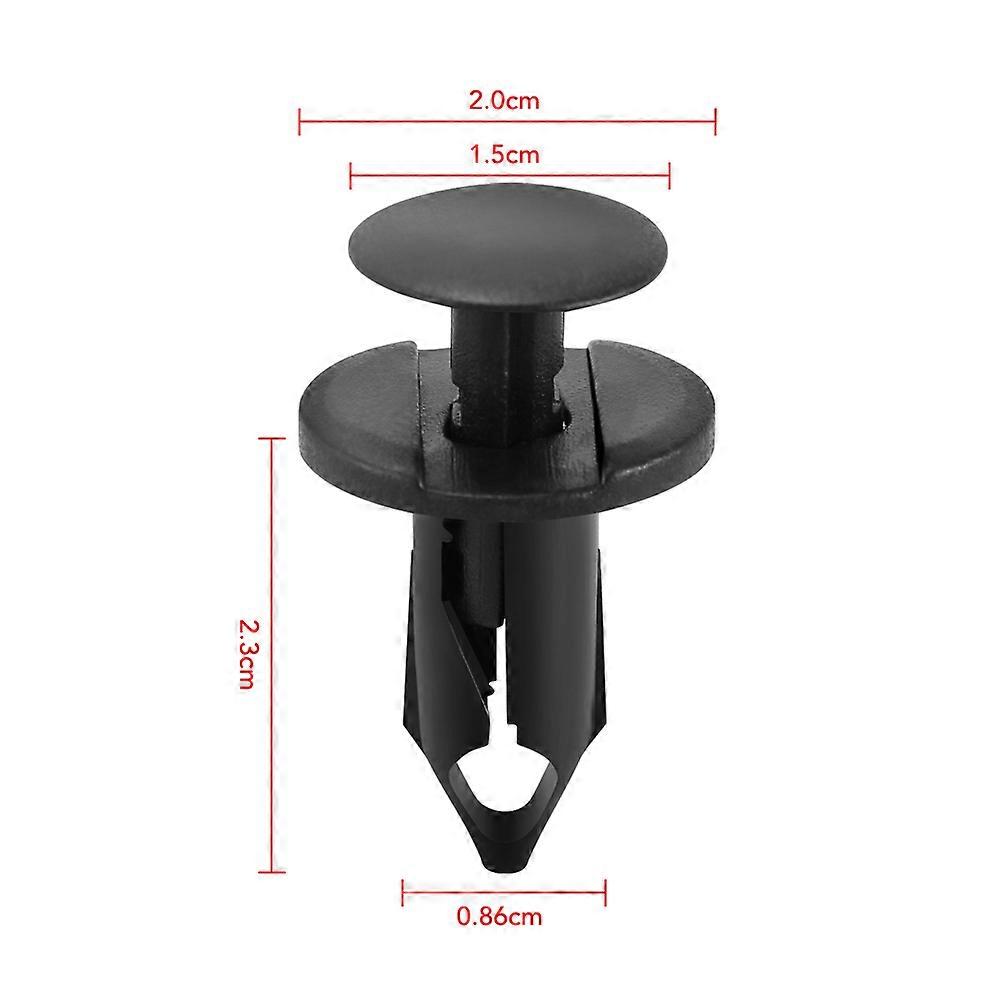 50x Nylon Blind Rivet Fastener Bumper Clip 34201631 For Jeep WJ