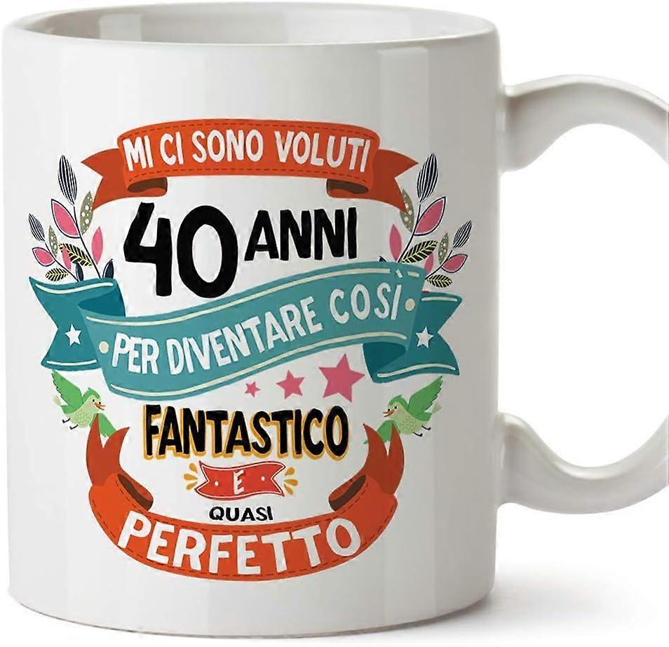 Mug 40e anniversaire (en italien)